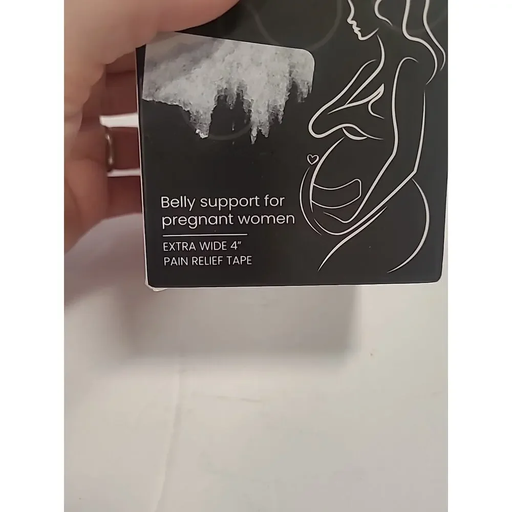 Mama Tape Pregnancy Belly Support | Pelvic and Back Pain Relief Extra Wide 4”